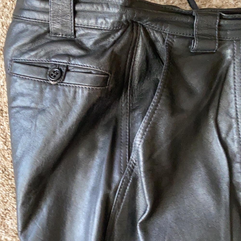 Leather pants EU38/M/ 8 - Picture 9 of 9